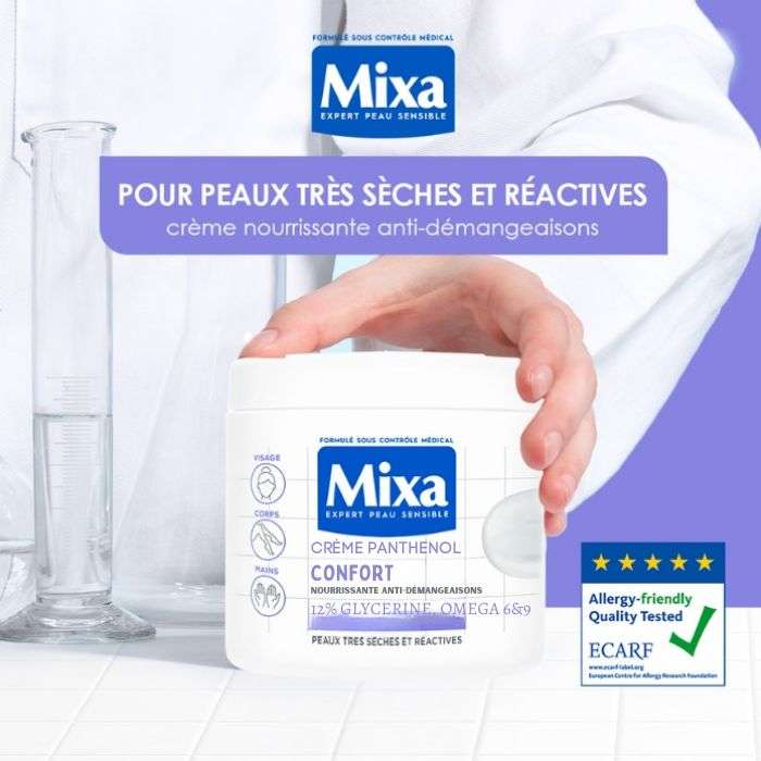 MIXA CREME PANTHENOL CONFORT 400ML