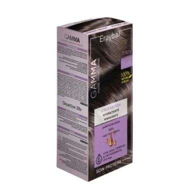 ERAYBA GAMMA COLORATION HYDRATANTE PERMANENTE 7-65 BLOND FONCE ROUGE ACAJOU INTENSE