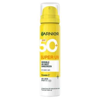 GARNIER SUPER UV SPF 50+ INVISIBLE AIR MIST SUNSCREEN VITAMINE C 75 ML