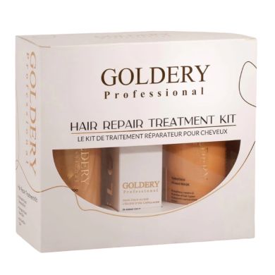 GOLDERY PROFESSIONAL HAIR REPAIR TREATMENT KIT