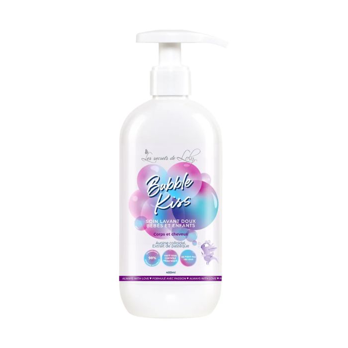 LES SECRETS DE LOLY BUBBLE KISS SOIN LAVANT DOUX BEBE ET ENFANT 400 ML