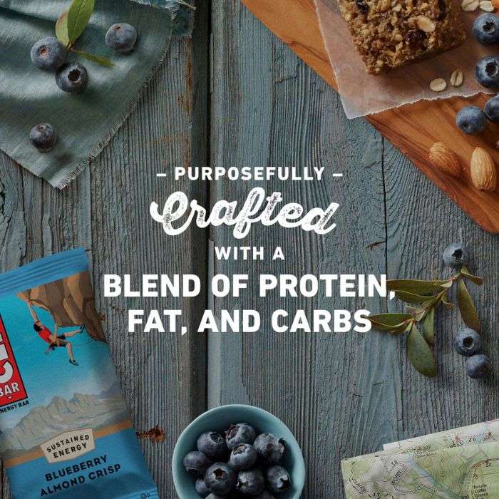 CLIF BAR FEED YOUR ADVENTURA BLUEBERRY ALMOND CRISP 11 G PROTEIN 68 G
