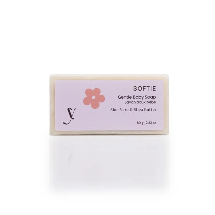 YAZINE SOFTIE SAVON DOUX BEBE A L'ALOE VERA ET BEURRE DE KARITÉ 80 G