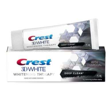 CREST 3D WHITE DEEP CLEAN DENTIFRICE CHARBON 75ML