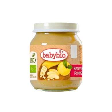 BABYBIO POT BANANE POMME 6 MOIS+ 130 G