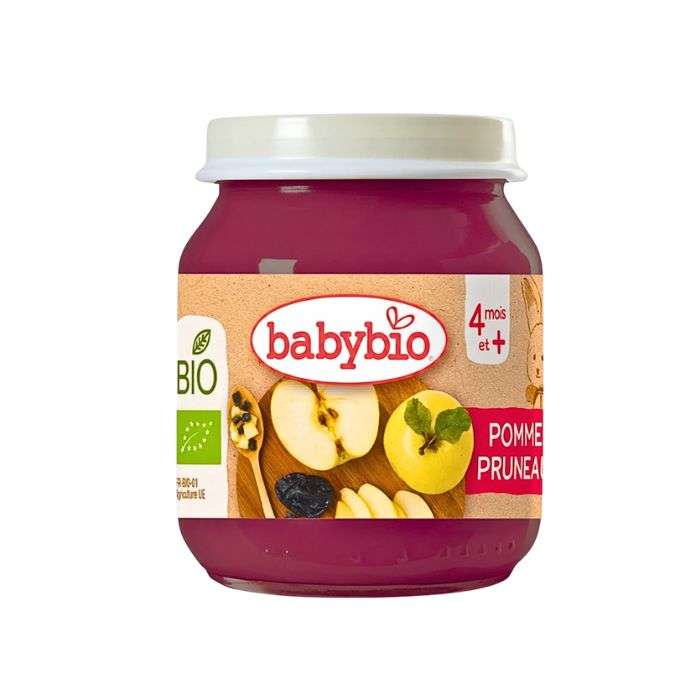 BABYBIO POT POMME PRUNEAU 6 MOIS+ 130 G