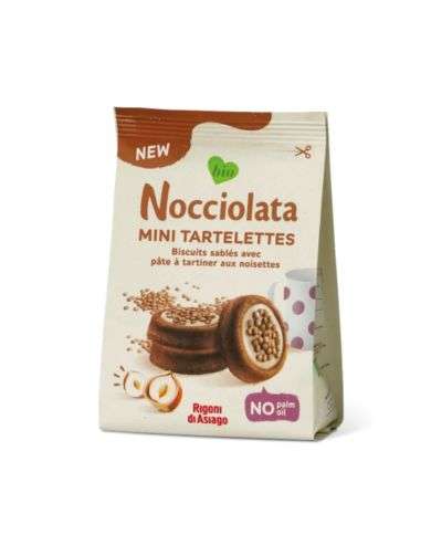 NOCCIOLATA MINI TARTELETTE BISCUIT FOURRE AUX NOISETTES 250G