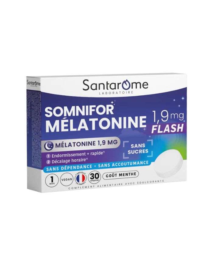 SANTAROME SOMNIFOR MELATONINE 1.9 MG 30 COMPRIMES