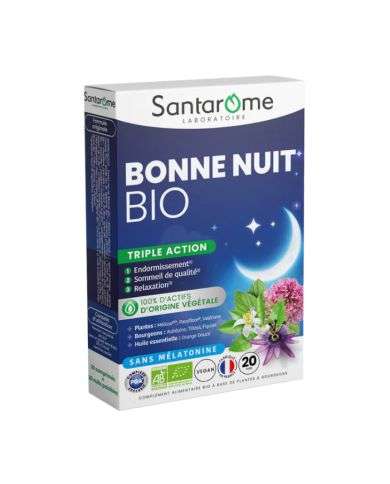 SANTAROME BIO BONNE NUIT 20 GELULES