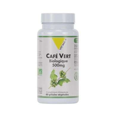 VITALL+ CAFE VERT BIOLOGIQUE 500 MG 60 GELULES