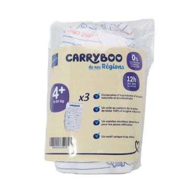 CARRYBOO COUCHE N4+ 9-20 KG PACK DE 3