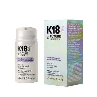 K18 X FUTURE SOCIETY MASQUE CAPILLAIRE SANS RINCAGE A REPARATION MOLECULAIRE 50ML