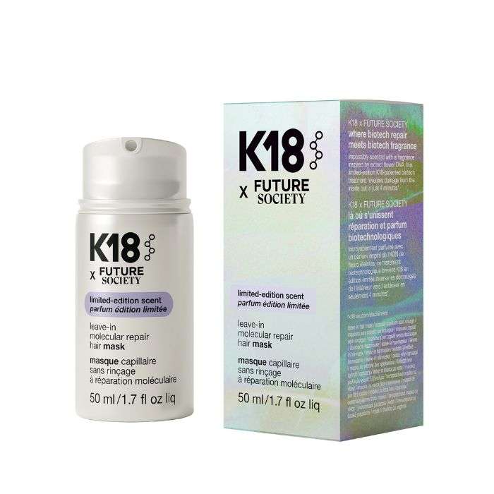 K18 X FUTURE SOCIETY MASQUE CAPILLAIRE SANS RINCAGE A REPARATION MOLECULAIRE 50ML