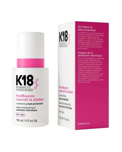 K18 HEAT BOUNCE REBONDIT LA CHALEUR APRES SHAMPOOING A PROTECTION THERMIQUE 118 ML