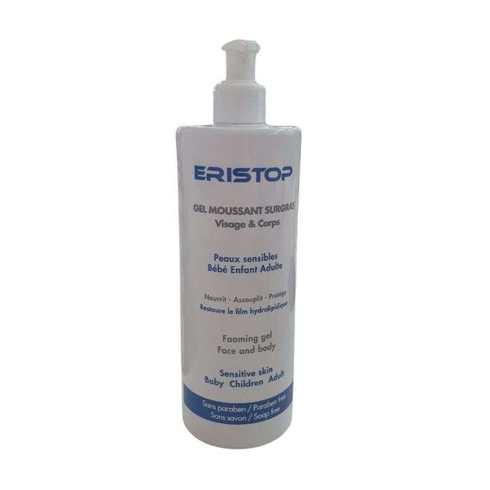 ERISTOP GEL MOUSSANT SURGRAS VISAGE ET CORPS 500 ML