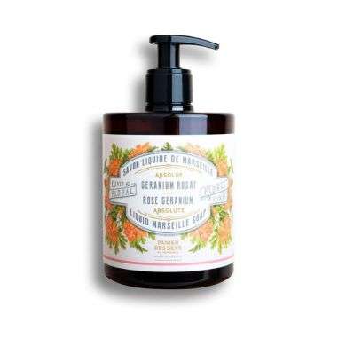 PANIER DES SENS SAVON LIQUIDE DE MARSEILLE ABSOLUE GERANIUM ROSAT 500 ML