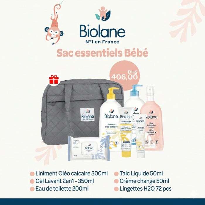 BIOLANE LES ESSENTIELS BEBE + SAC A LANGER OFFERT