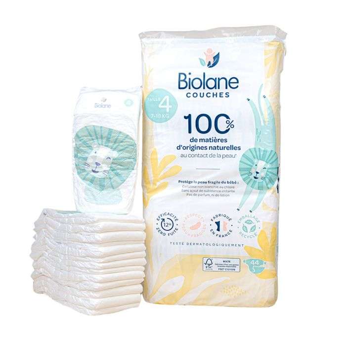 BIOLANE COUCHES TAILLE 4 7-18KG 44 UNITES