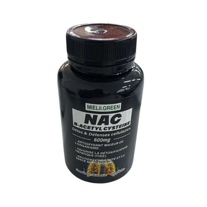 MIELLI GREEN NAC N ACETYL CYSTEINE 600 MG 60 GELULES