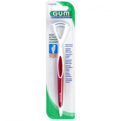 GUM Gratte-langue Double Action -REF 760