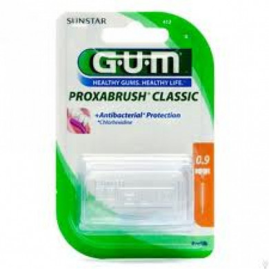 Gum - Proxabrush classic brossettes 412 recharges 0.9mm