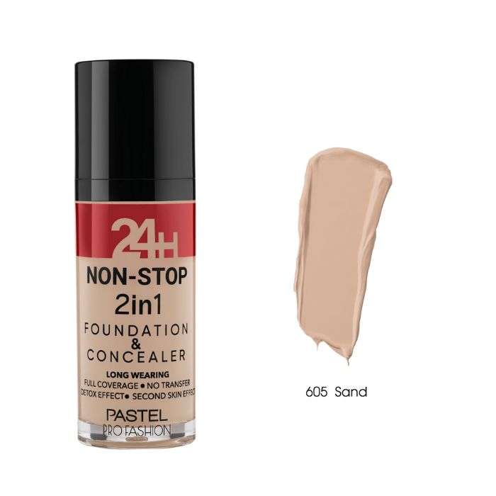 PASTEL PROFASHION 24H NON STOP 2EN1 FOND DE TEINT ET CONCEALER 30ML