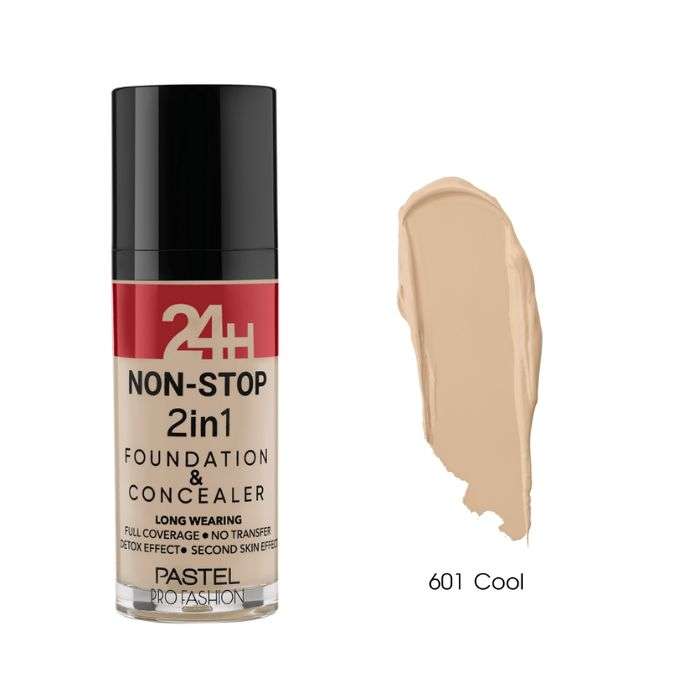 PASTEL PROFASHION 24H NON STOP 2EN1 FOND DE TEINT ET CONCEALER 30ML