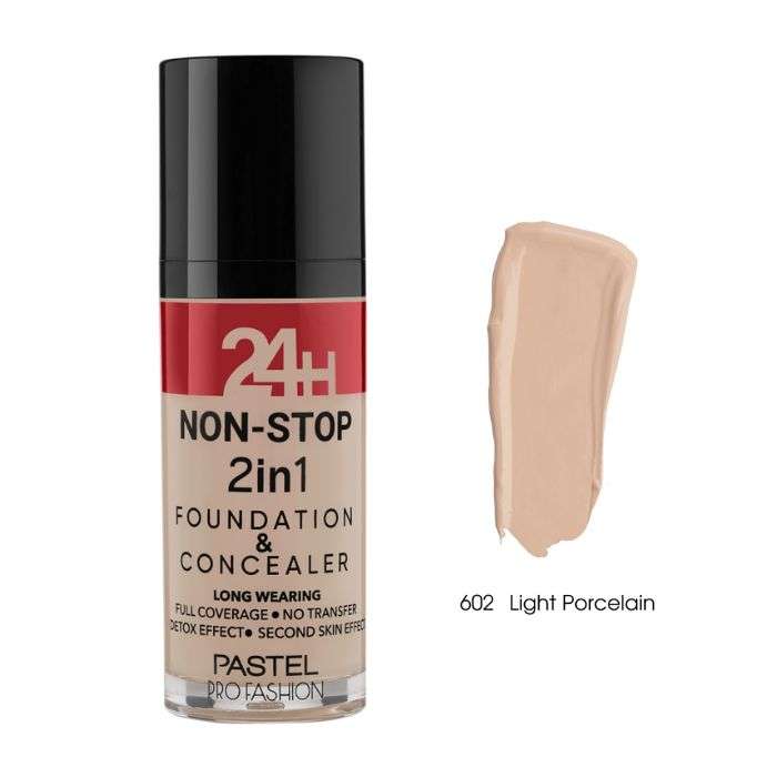 PASTEL PROFASHION 24H NON STOP 2EN1 FOND DE TEINT ET CONCEALER 30ML