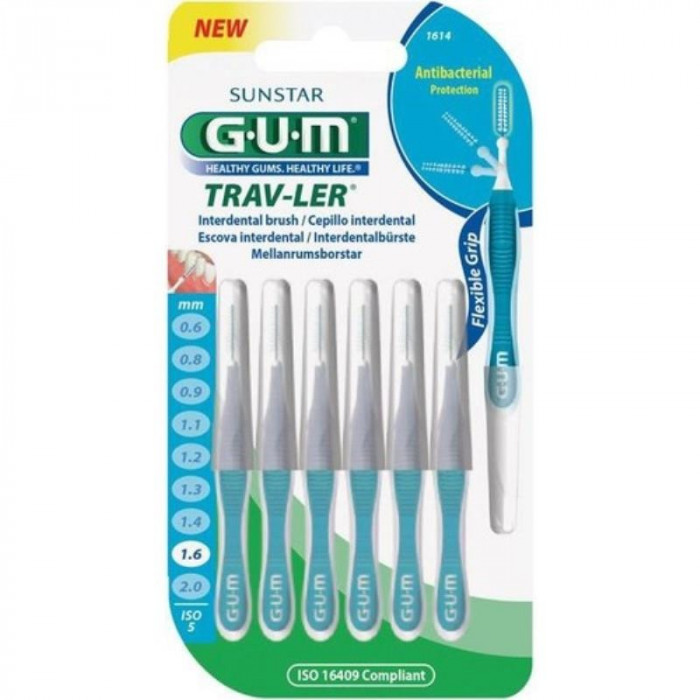 GUM Brossette Interdentaire 1614 1.6 mm x 4