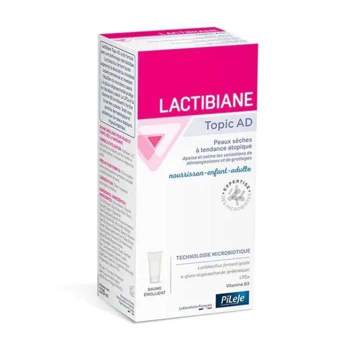 LACTIBIANE TOPIC AD PEAUX SECHES A TENDANCE ATOPIQUE 125 ML