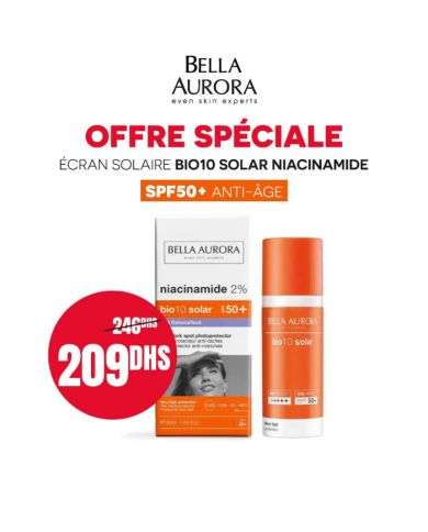 BELLA AURORA ECRAN SOLAIRE BIO 10 SOLAR NIACINAMIDE SPF 50+ 50ML