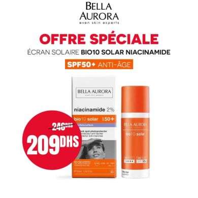 BELLA AURORA ECRAN SOLAIRE BIO 10 SOLAR NIACINAMIDE SPF 50+ 50ML
