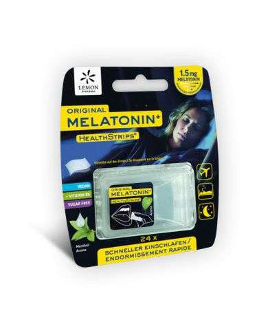 LEMON PHARMA ORIGINAL MELATONIN + 24 STRIPS BONNE NUIT