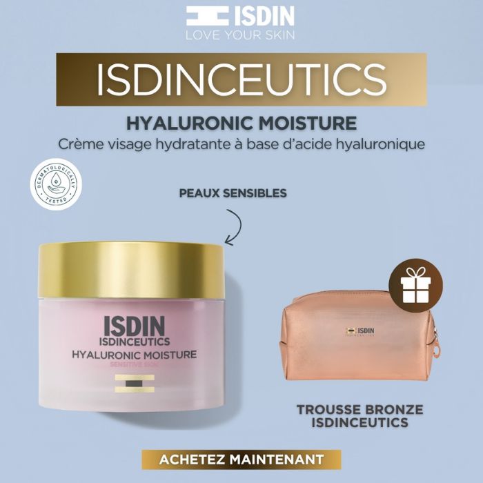 ISDIN ISDINCEUTICS PREVENT HYALURONIC MOISTURE CREME PEAU SENSIBLE 50 G