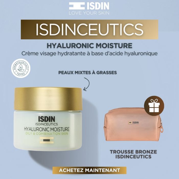 ISDIN ISDINCEUTICS HYALURONIC MOISTURE CREME PEAUX GRASSES ET MIXTES 50G