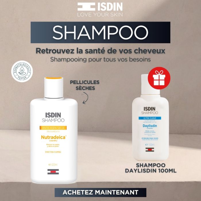 ISDIN SHAMPOING NUTRADEICA CHEVEUX SECS 200 ML