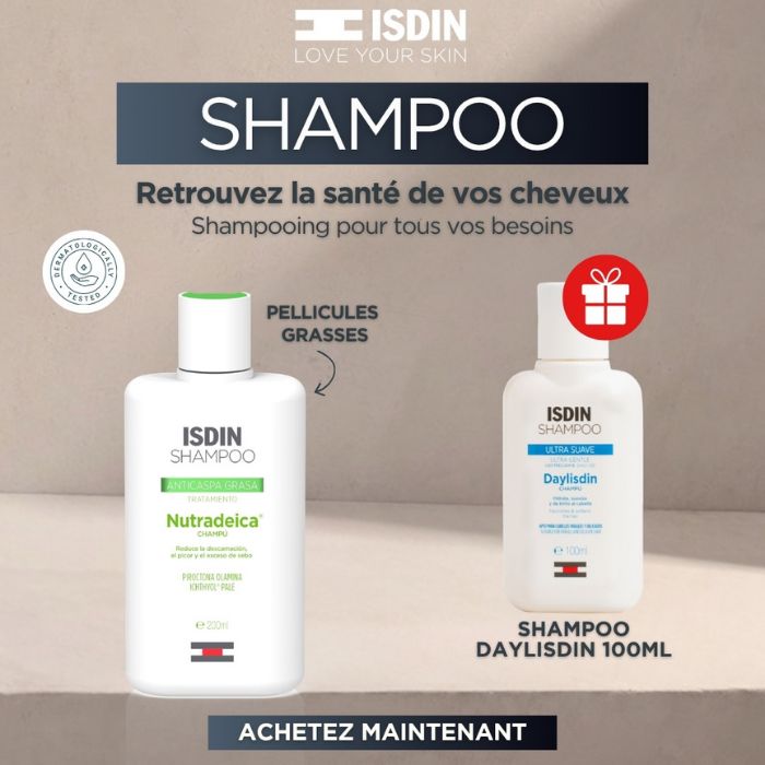 ISDIN NUTRADEICA SHAMPOING PELLICULE GRASSE 200 ML