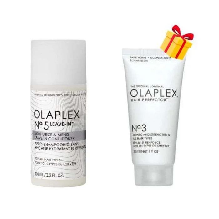 OLAPLEX OFFRE N5 LEAVE IN APRES SHAMPOOING HYDRATANT ET REPARATEUR 100 ML+ N3 REPARATEUR 30ML OFFERT