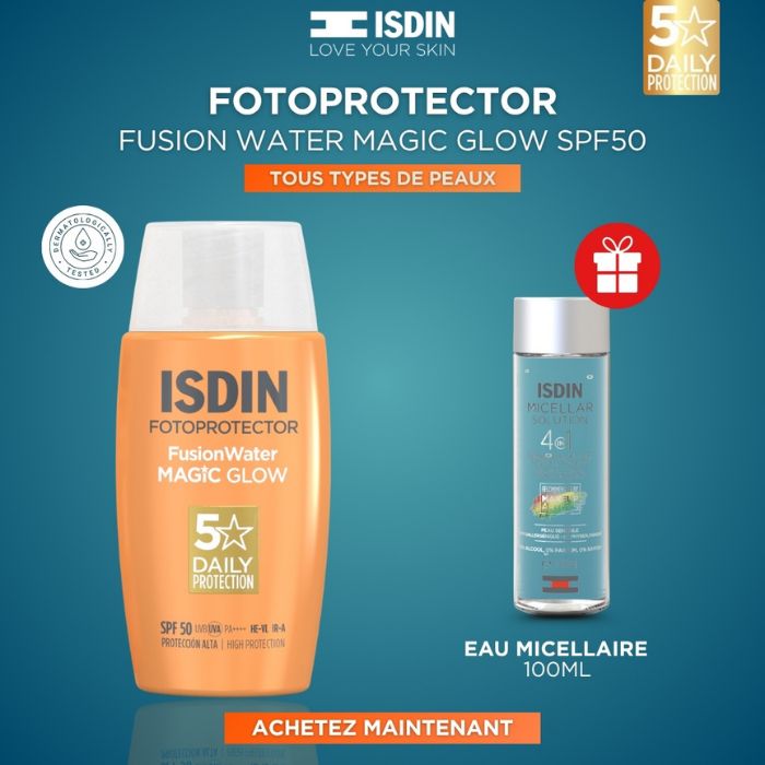 ISDIN FOTOPROTECTOR FUSION WATER MAGIC GLOW SPF50 50ML