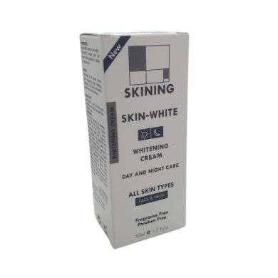 SKINING SKIN WHITE CREME ECLAIRCISSANTE SOIN JOUR ET NUIT 50 ML