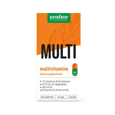 PURASANA MULTIVITAMINES 60 CAPSULES