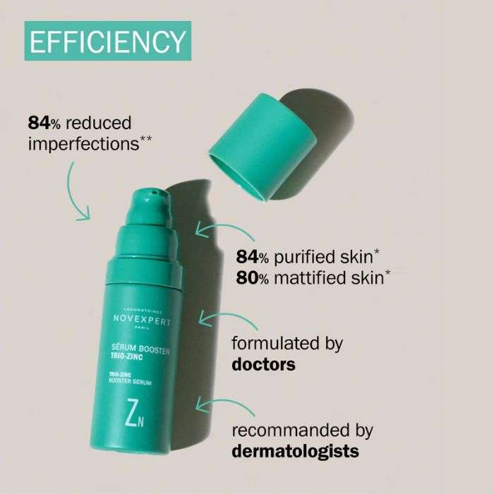 NOVEXPERT SERUM BOOSTER TRIO ZINC ANTI IMPERFECTIONS ANTI AGE 30 ML