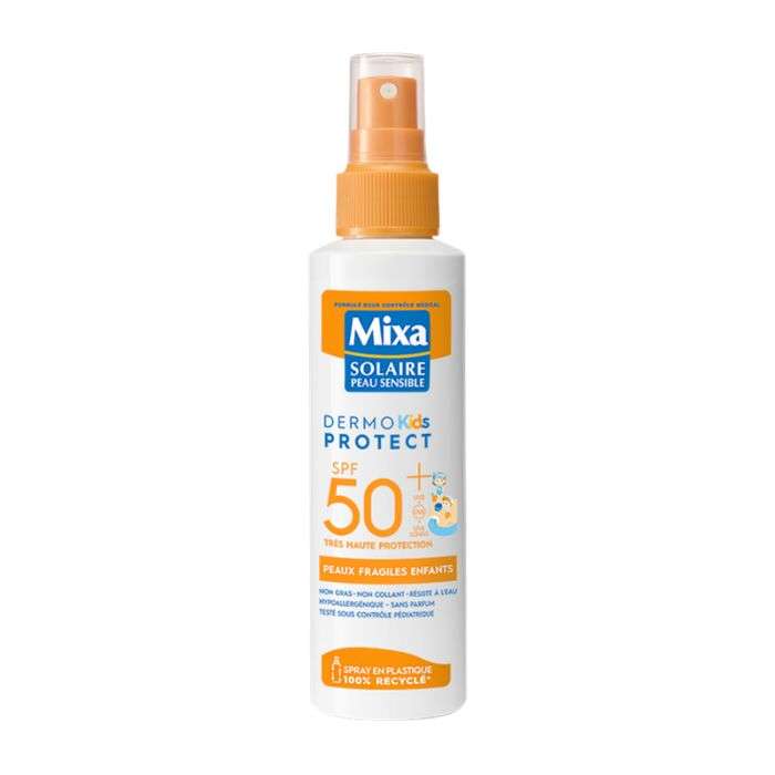 MIXA SOLAIRE DERMO KIDS PROTECT SPF50+ SPRAY PEAUX FRAGILES ENFANTS 150 ML