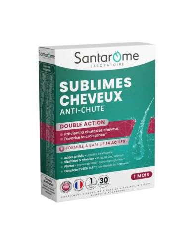 SANTAROME SUBLIME CHEVEUX ANTI CHUTE 30 COMPRIMES