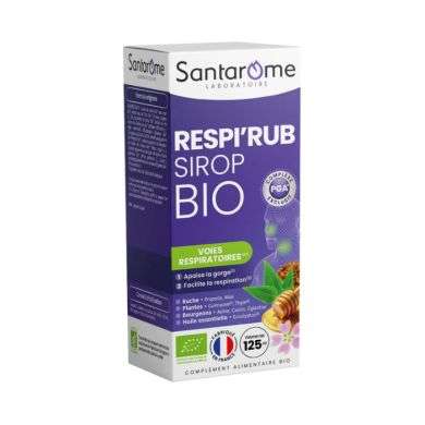 SANTAROME RESPI'RUB SIROP BIO 125 ML