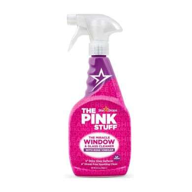 THE PINK STUFF LE NETTOYANT MIRACLE POUR VITRES ET VITRINES AU VINAIGRE DE ROSE 750ML