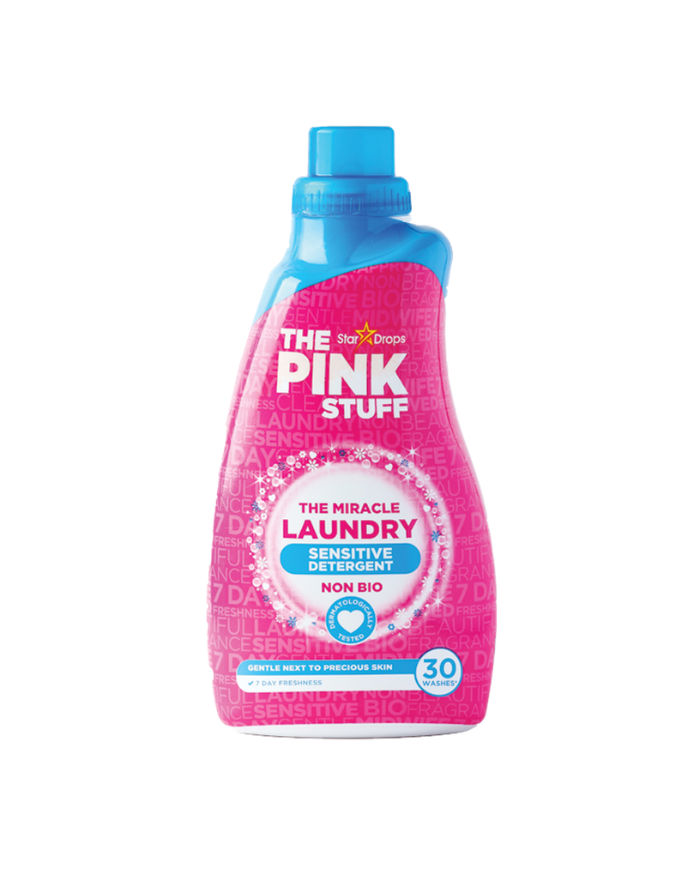 THE PINK STUFF THE MIRACLE LAUNDRY SENSITIVE DETERGENT NON BIO 960 ML