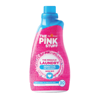 THE PINK STUFF THE MIRACLE LAUNDRY SENSITIVE DETERGENT NON BIO 960 ML