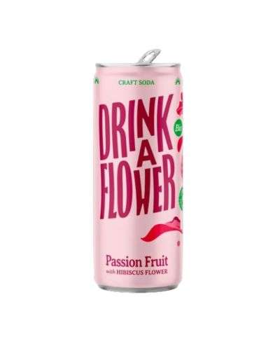 DRINK A FLOWER BOTANICAL LEMONADE SERENITY PASSION FRUIT WITHE HIBISCUS FLOWER 25 CL