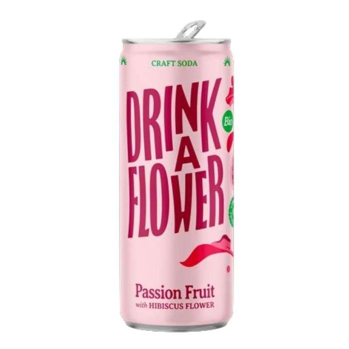 DRINK A FLOWER BOTANICAL LEMONADE SERENITY PASSION FRUIT WITHE HIBISCUS FLOWER 25 CL